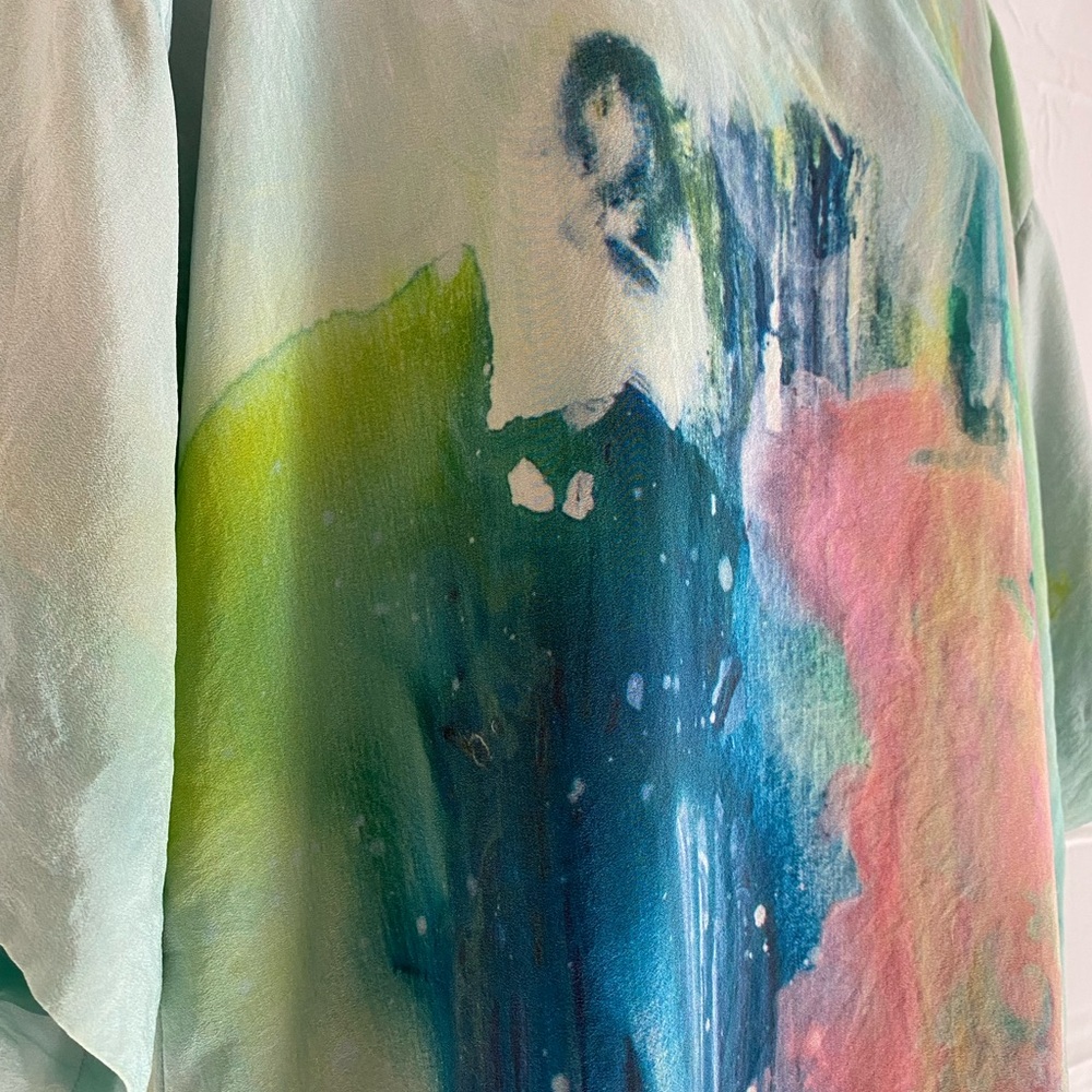 Anthropologie Maeve Multicolor Abstract Dress - Picture 9 of 12